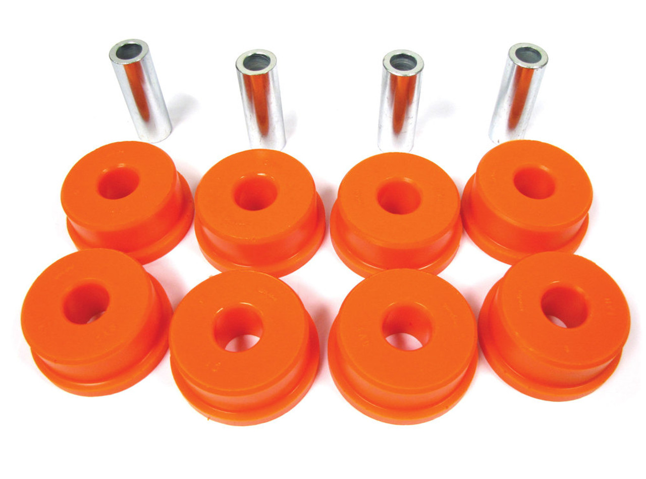 Polyurethane Bushings By Polybush ANR6947, Rear Radius Arm To Axle, 2 Per  Side, Orange Standard Firmness, For Land Rover Discovery Series II