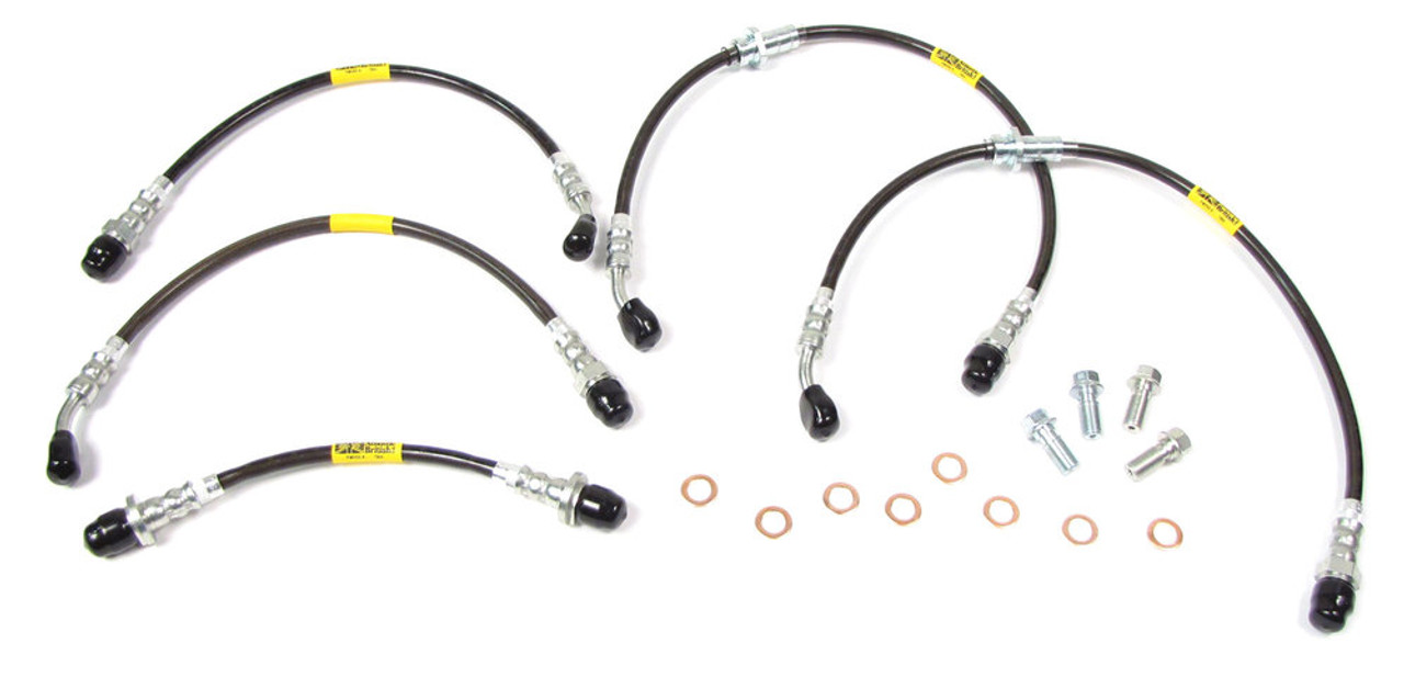 Performance Stainless Steel Brake Hose Kit For Land Rover Discovery