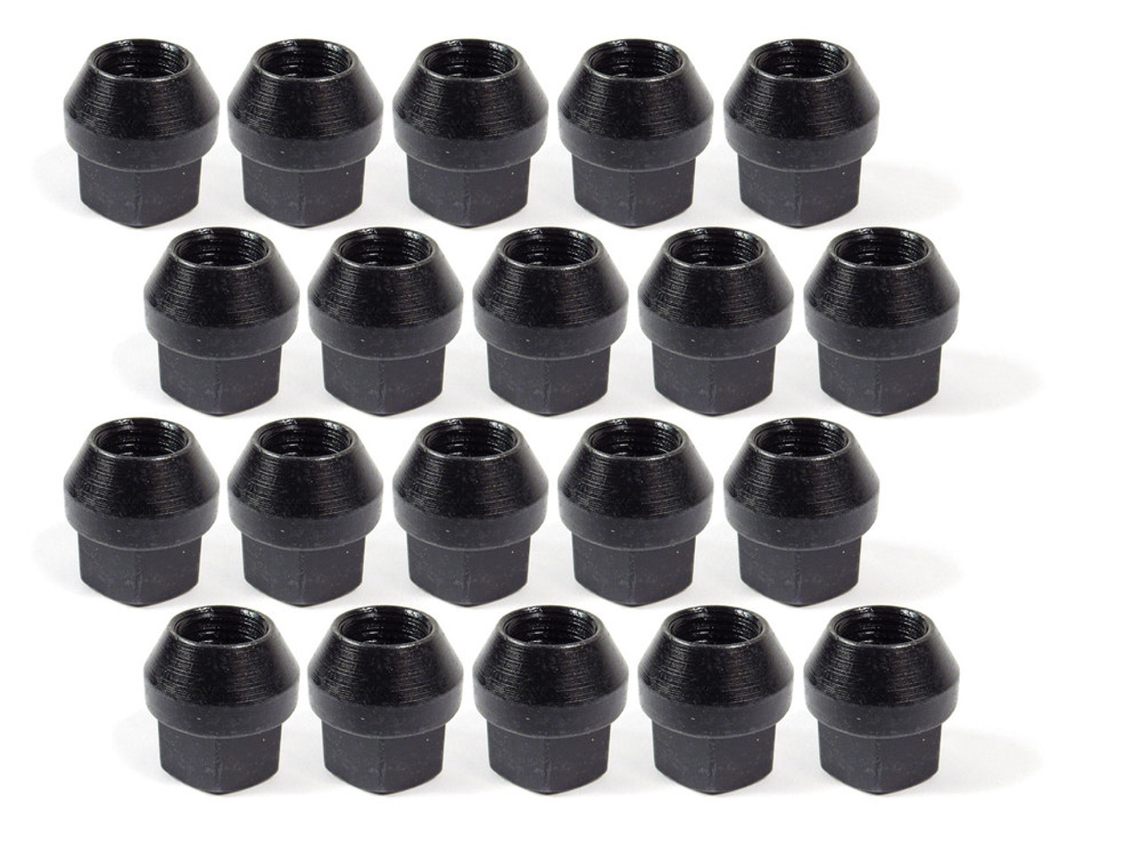 Terrafirma Steel Wheel Lug Nuts, Black, Set Of 20, For 18 And 16-Inch Terrafirma  Steel