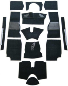 Carpet Set Deluxe Black TR4A to TR6