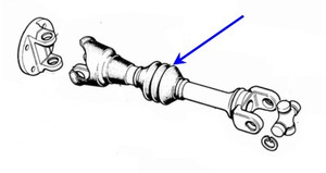 Rubber Boot Axle TR4A-TR6,140753 Rubber Boot Axle TR4A-TR6,140753