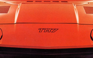 1975-1977 Triumph TR7 OEM Front Hood Bonnet Badge Decal 1975-1977 Triumph TR7 OEM Front Hood Bonnet Badge Decal