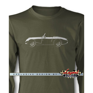 Austin Healey Sprite MKI Roadster Long Sleeves T-Shirt Austin Healey Sprite MKI Roadster Long Sleeves T-Shirt