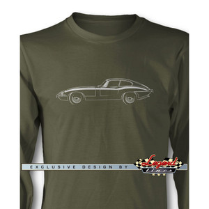 Jaguar E-Type XKE Coupe Long Sleeves T-Shirt