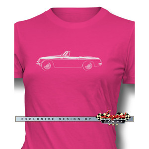 MG MGB Convertible Women T-Shirt MG MGB Convertible Women T-Shirt