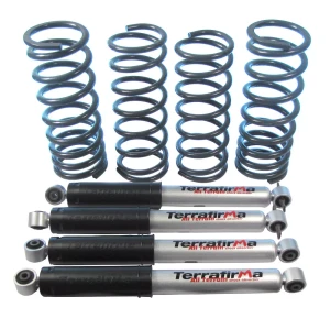 Terrafirma Shock And Spring Suspension Kit, With Medium Load Springs With All Terrain Shocks, For Land Rover Discovery Series II