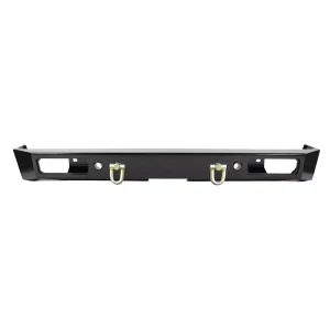 Rear Steel Bumper, Heavy Duty, Black, By Terrafirma For Discovery Series II