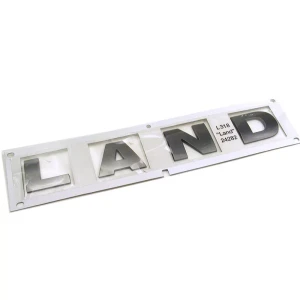 Genuine Front Hood Decal DAG500030LPO, 'Land' Text In Gray, For Land Rover Discovery Series II
