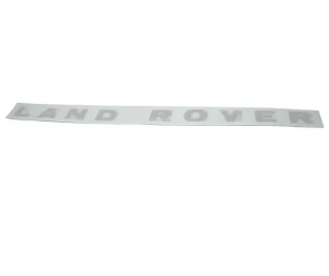 Genuine Replacement Front Hood Decal DAG100370MAD, 'Land Rover' Silver Text, For Discovery Series II, 1999 - 2003