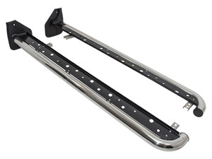 Side Steps / Running Boards STC50032, Pair, Stainless Steel Tube, Includes Front Mud Flap For Land Rover Discovery Series II (STC50032) Side Steps / Running Boards STC50032, Pair, Stainless Steel Tube, Includes Front Mud Flap For Land Rover Discovery Series II (STC50032)