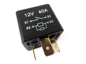 Relay YWB10012L For Multiple Applications, Now Supplied In Black, For Land Rover Discovery Series II, Freelander, And Range Rover P38