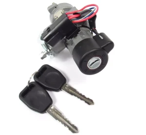 Ignition Lock Switch Retrofit Replacement Kit Of QRF000080 With Two (2) Spare Keys For Land Rover Discovery Series II (No Key Programming Required)
