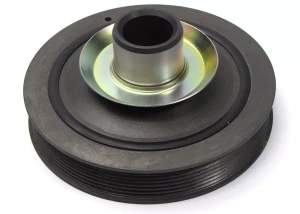 Genuine Crankshaft Pulley / Harmonic Damper LHG000060 For Land Rover Discovery Series II And Range Rover P38