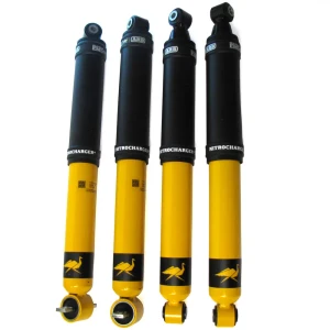 Performance Shock Kit, Front And Rear Nitrocharger Sport Gas Shocks By Old Man Emu / ARB, Standard Load, For Land Rover Discovery Series II