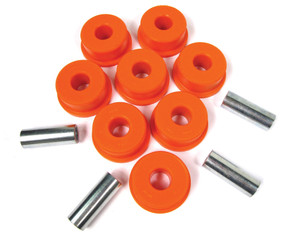 Polyurethane Suspension Bushings By Polybush RBX101680, Front Radius Arm To Axle Pair, Orange Standard Firmness, For Land Rover Discovery Series II (RBX101680POLYO ) Polyurethane Suspension Bushings By Polybush RBX101680, Front Radius Arm To Axle Pair, Orange Standard Firmness, For Land Rover Discovery Series II (RBX101680POLYO )