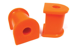 Rear Anti-Roll Sway Bar Polyurethane Bushings RBX101710 By Polybush, Pair, Orange Standard Firmness, For Land Rover Discovery Series II , 1999 - 2003, Without Active Cornering Enhancement (ACE)