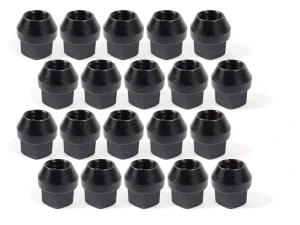 Terrafirma Steel Wheel Lug Nuts, Black, Set Of 20, For 18 And 16-Inch Terrafirma Steel Wheels TF152 Or TFGRW012
