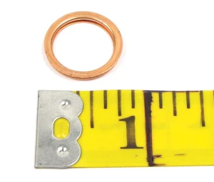 Transfer Case Drain Plug Copper Crush Washer Seal 232042 For Land Rover Discovery I, Discovery Series II, And Defender 90 And 110 (See Fitment Years)