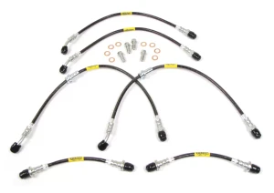 Performance Stainless Steel Brake Hose Kit For Land Rover Discovery Series II