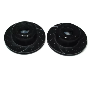 Front 3GD Sport Brake Rotors SDB000380, Pair, Performance Dimpled And Slotted By EBC, For Land Rover Discovery Series II
