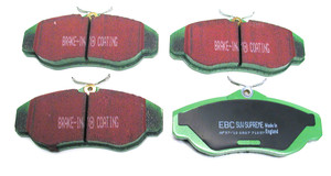 EBC Greenstuff Performance Front Brake Pads For Land Rover Discovery Series 2 And Range Rover P38 (DP71037 ) EBC Greenstuff Performance Front Brake Pads For Land Rover Discovery Series 2 And Range Rover P38 (DP71037 )