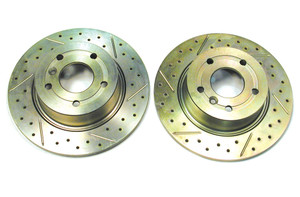 Brake Rotor Rear Drilled/Slotted Pair (NTC8781HPA) Brake Rotor Rear Drilled/Slotted Pair (NTC8781HPA)