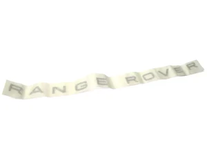 Silver "Range Rover" Tailgate Decal For Range Rover 4.0 / 4.6 (P38) 1995 - 2002