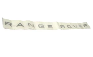 Genuine Front Hood Or Bonnet Decal BTR7939PUK, 'Range Rover' Text In Basalt Color, For Range Rover P38