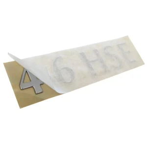 Genuine "4.6 HSE" Silver Decal For Range Rover 4.6 (P38) 1995 - 2002