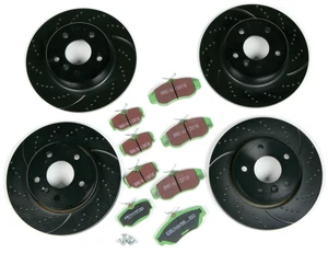 EBC Performance Brake Rebuild Kit, Front And Rear With Greenstuff Pads And 3GD Sport Rotors, For Range Rover P38