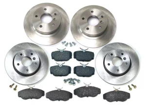 Range Rover Brakes : Complete Front & Rear Brake Kit (Standard Rotors & Ferodo Pads)