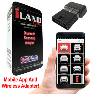 iLAND V1.0 Diagnostic Tool App Activation Kit And Bluetooth Adapter For Land Rover And Range Rover Vehicles (Includes All Vehicle Models Group Coverage) (ILANDPRO) iLAND V1.0 Diagnostic Tool App Activation Kit And Bluetooth Adapter For Land Rover And Range Rover Vehicles (Includes All Vehicle Models Group Coverage) (ILANDPRO)