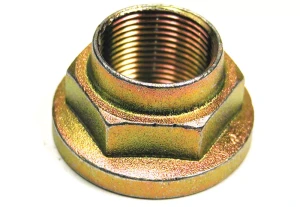 Retainer Nut CDU1534L, Front And Rear Hub Axle, For Land Rover Discovery Series II, Freelander, And Range Rover P38