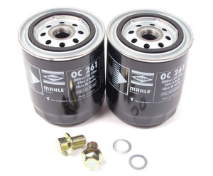 Oil Filter Kit, Two Filters Including Plugs And Washers By Mahle ERR3340, For Land Rover Discovery Series II And Range Rover P38 Vehicles With BOSCH Engine (ERR3340SKA) Oil Filter Kit, Two Filters Including Plugs And Washers By Mahle ERR3340, For Land Rover Discovery Series II And Range Rover P38 Vehicles With BOSCH Engine (ERR3340SKA)