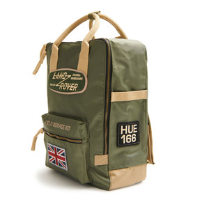 Land Rover Field Back Pack With Heritage Classic Logo, Color: Khaki Land Rover Field Back Pack With Heritage Classic Logo, Color: Khaki