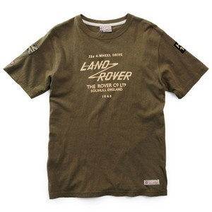 Land Rover Heritage Collection T-Shirt With Classic Series 1 Logo, Short Sleeve, Color: Olive Land Rover Heritage Collection T-Shirt With Classic Series 1 Logo, Short Sleeve, Color: Olive