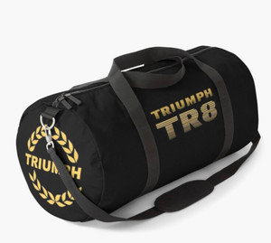 Triumph TR8 Theme - BLACK Duffle Bag Triumph TR8 Theme - BLACK Duffle Bag