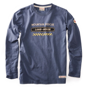 Land Rover Heritage Classic Logo Mountain Rescue Long Sleeve T-Shirt ,LRHC105 Land Rover Heritage Classic Logo Mountain Rescue Long Sleeve T-Shirt ,LRHC105