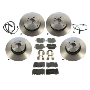 Brake Rebuild Kit, Front And Rear, Brembo Prime Line, Includes Brembo Pads, And Brembo Rotors, And Replacement Wear Sensors, For Range Rover Full Size L322 Supercharged, 2010 - 2012 ,8842BREM Brake Rebuild Kit, Front And Rear, Brembo Prime Line, Includes Brembo Pads, And Brembo Rotors, And Replacement Wear Sensors, For Range Rover Full Size L322 Supercharged, 2010 - 2012 ,8842BREM