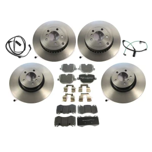 Brake Rebuild Kit, Front And Rear, Brembo Prime Line, Includes Brembo Pads, And Brembo Rotors, And Replacement Wear Sensors, For Range Rover Full Size L322 Supercharged, 2010 - 2012