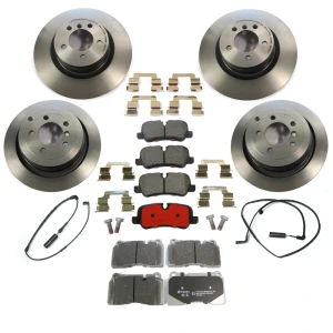 Brake Rebuild Kit, Front And Rear, By Brembo Prime Line, Includes Brembo Pads, Brembo Pads, And Brake Wear Sensors, For Range Rover Full Size Supercharged L322 2006 - 2009