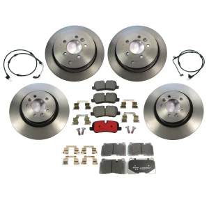 Brake Rebuild Kit, Front And Rear, Brembo Prime Line, Includes Brembo Pads, Brembo Rotors, And Brake Wear Sensors, For Range Rover Sport Supercharged, 2006-Only