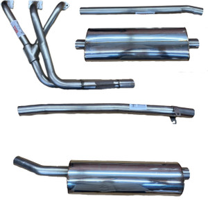 MGB Stainless Steel Sport Exhaust System Rubber Bumper-