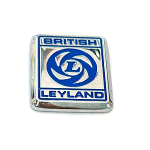 Badge British Leyland Silver and Blue