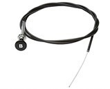 Hood Release Cable Round Knob MGB 63 to 69
