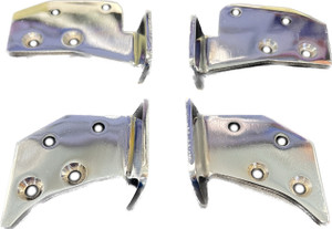 Door Cap Finisher Set Chrome MGB Roadster