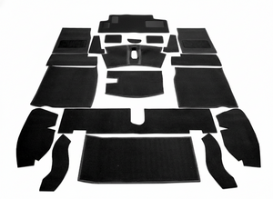 Carpet Set Deluxe Black Midget 67 to 79