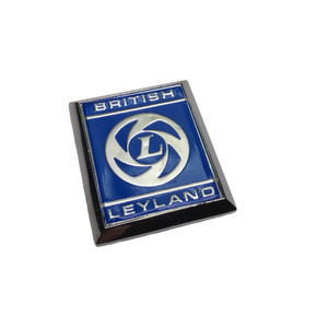 Badge British Leyland Light Blue and Silver