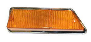 Flasher Lens Left  Front Chrome Trim TR6 69 to 74