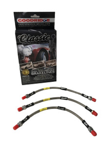 Brake Hose Set HD Braided Stainless BN1 to BN4 by Goodridge